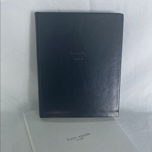 Kate Spade Black Leather Birthday Book